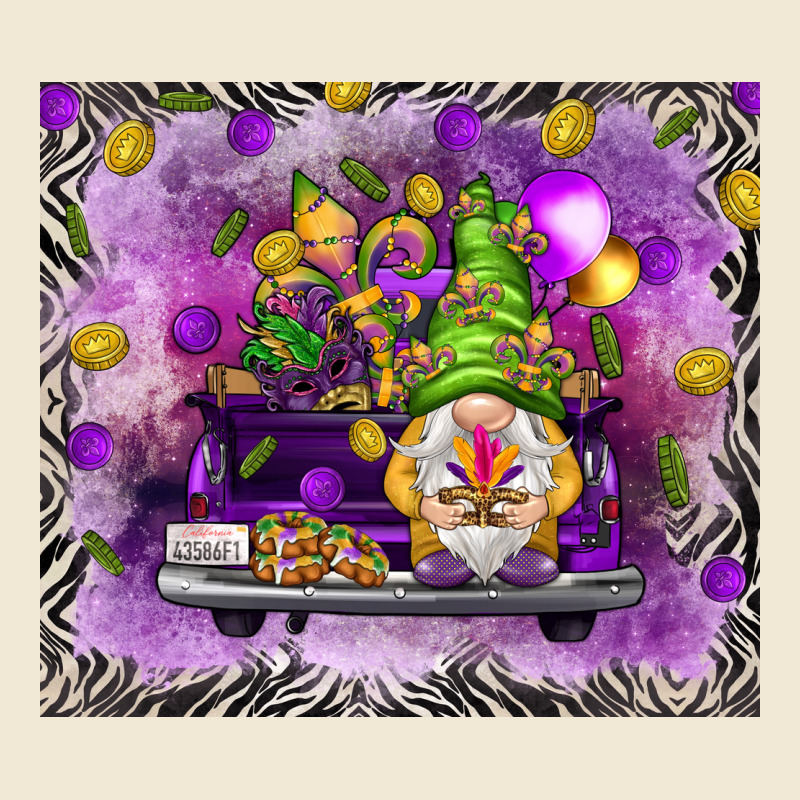 Mardi Gras Gnome On The Truck Premium Tee by NancyCooperArtShop | Teevron