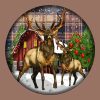 Elk Buck Deer Christmas Premium Hoodie | Teevron