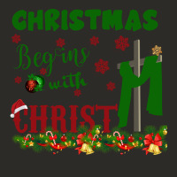 Christmas Begins With Christ Heavy Core Tee | Teevron
