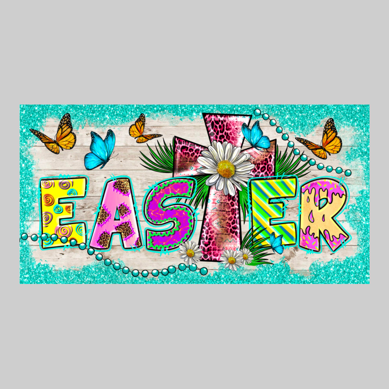 Easter Cross License Plate Template Premium Sweatshirt by BarkalooDesign | Teevron