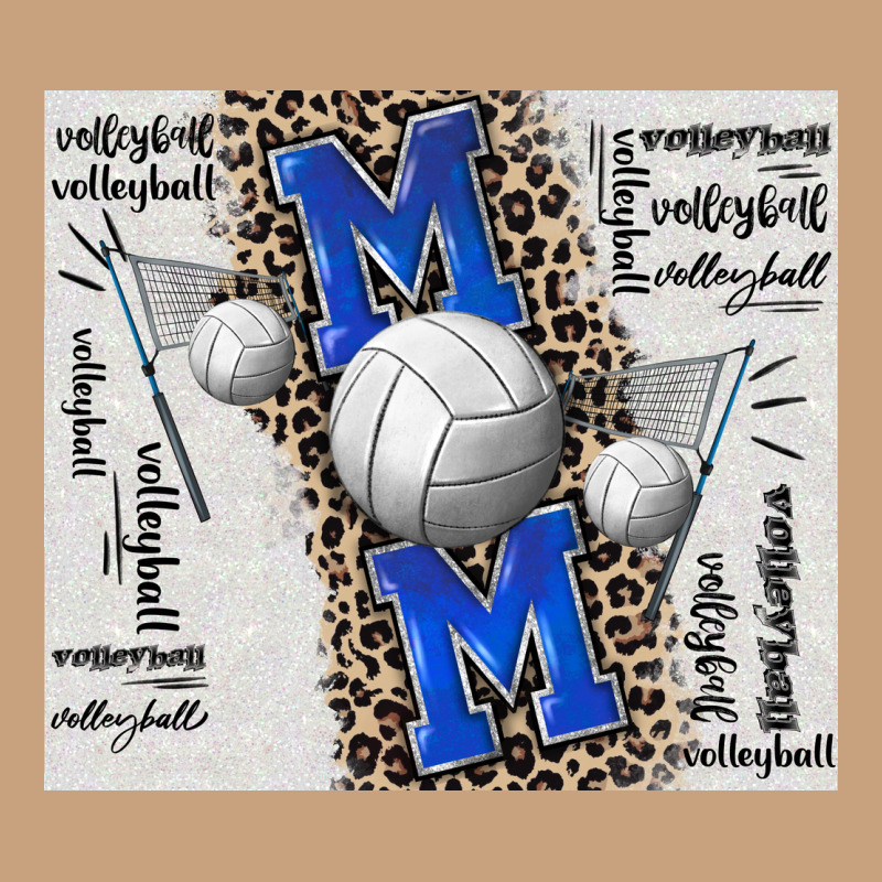 Volleyball Mom Blue Mother's Day Vintage Tee by CowGirlArtShop | Teevron