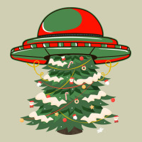 Ufo Christmas Pine Tree Heavy Core Tee | Teevron