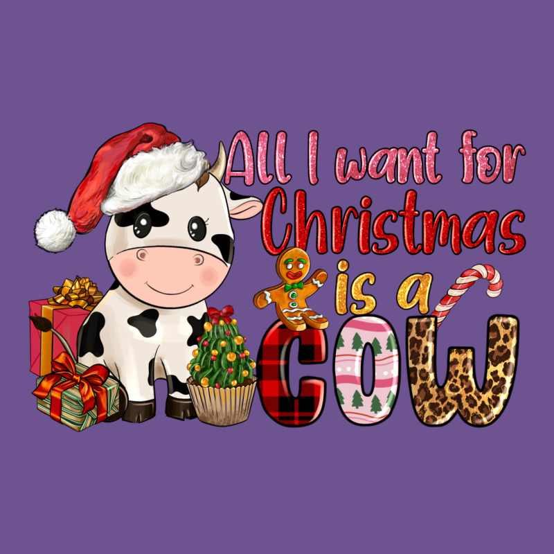 All Want For Christmas Is A Cow Vintage Tee by CowGirlArtShop | Teevron