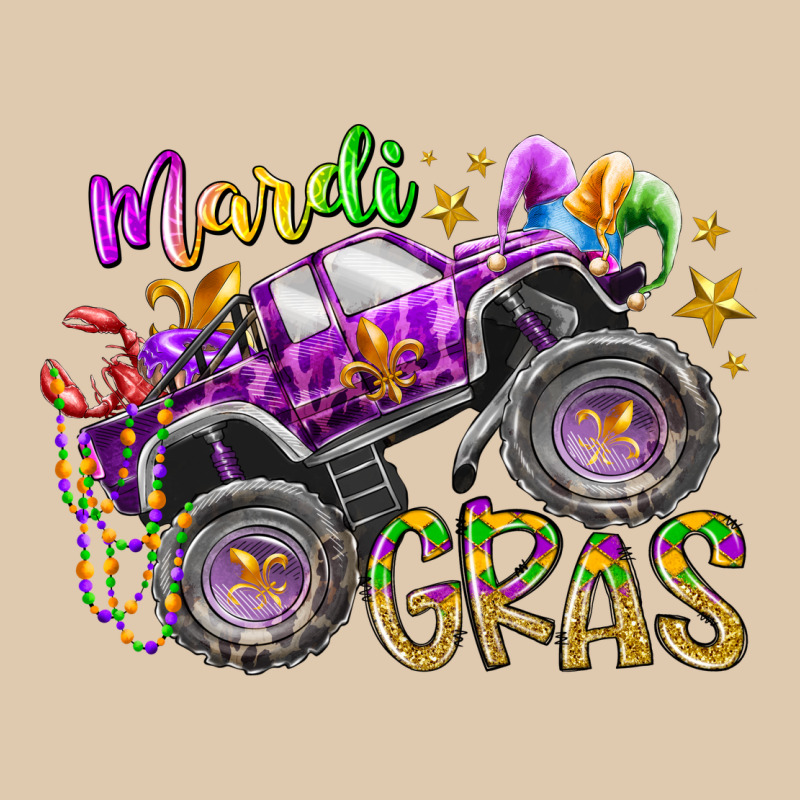 Mardi Gras Monster Truck Heavyweight Sweatshirt by RacoonDesign | Teevron