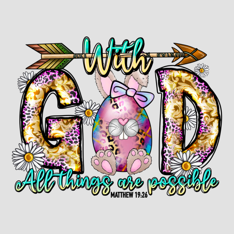 With God All Things Are Possible Easter Day Premium Hoodie by CowhideDigitalArt | Teevron