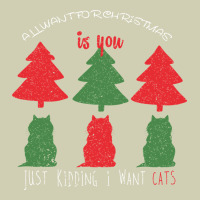All Want For Christmas Is You Just Kidding I Want Cats Heavy Core Tee | Teevron