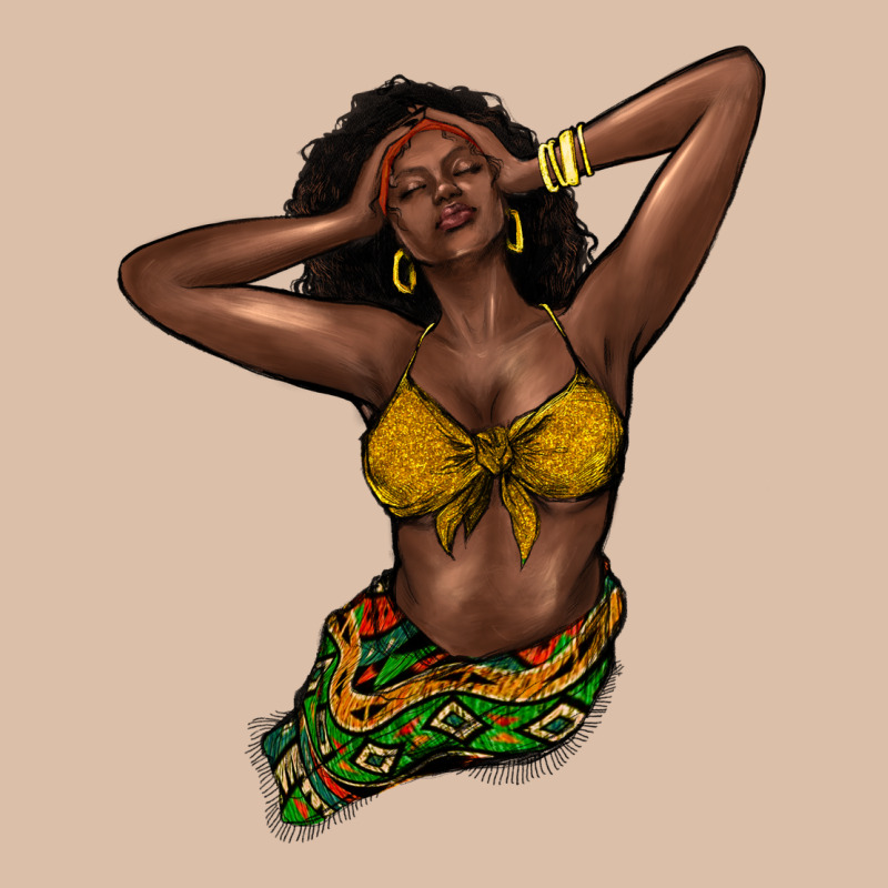 Black Woman Urban Heavy Tee by HowdyJamesFarm | Teevron
