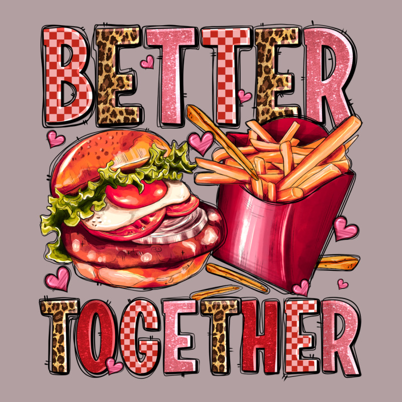 Hamburger Potatoes Better Together Olivia Vintage Hoodie by OliviaCreatesArt | Teevron
