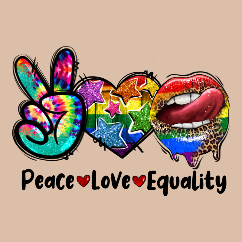 Peace Love Equality Lgbt+ Urban Heavy Tee by CowGirlArtShop | Teevron