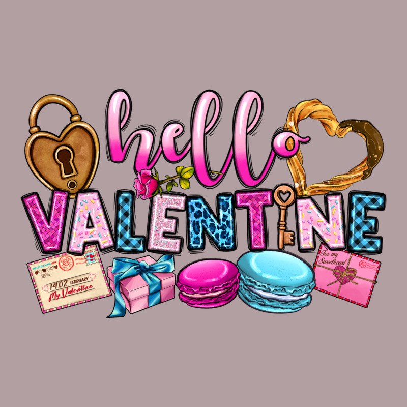 Hello Valentine Vintage Hoodie by OliviaCreatesArt | Teevron