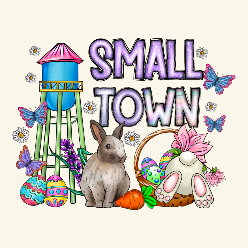Small Town Easter Day Premium Hoodie by CowhideDigitalArt | Teevron