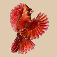 Flying Northern Cardinal Bird Heavyweight Sweatshirt | Teevron