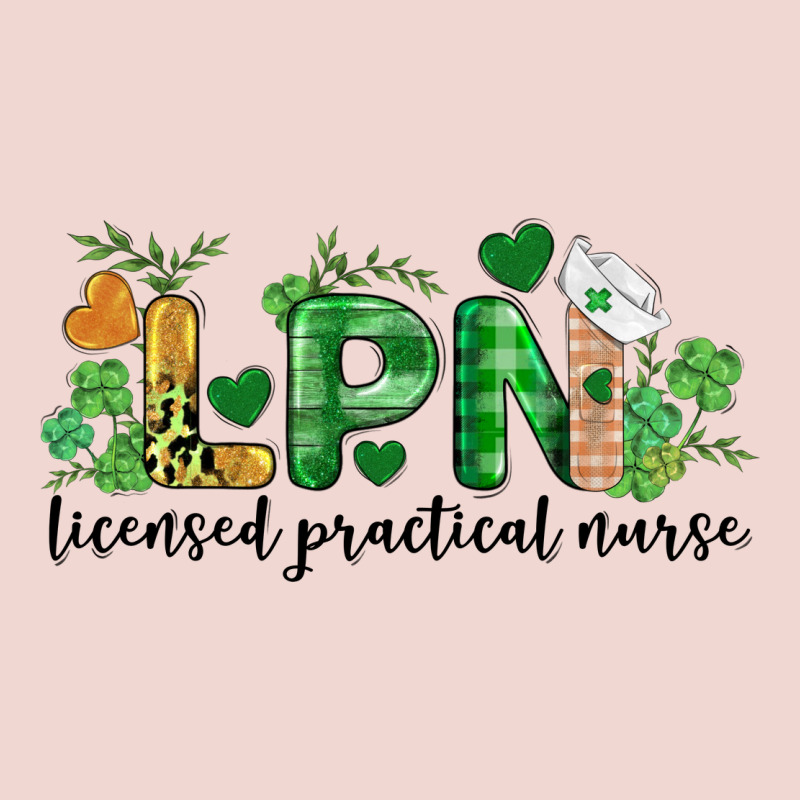 St. Patricks Day Registered Nurse Lpn Heart Premium Sweatshirt by BarkalooDesign | Teevron