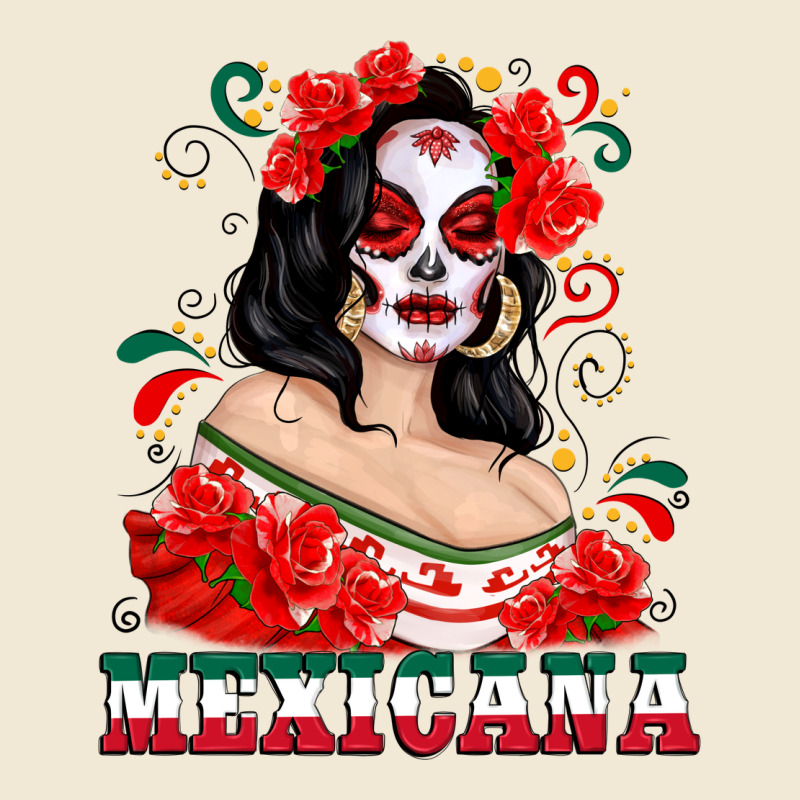 Mexicana With Skull Girl Premium Tee by texasbilliewilder | Teevron