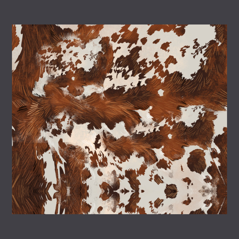 Brown Cowhide Heavyweight Hoodie by BarkalooDesign | Teevron