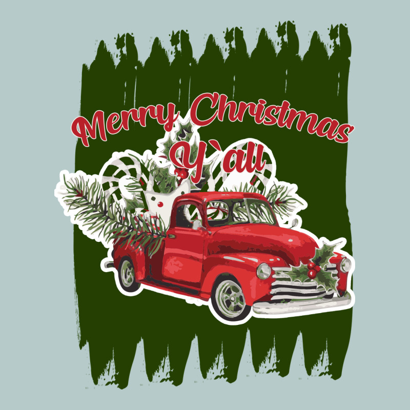 Merry Christmas Y'all Truck Heavy Core Tee by Bettercallsaul | Teevron