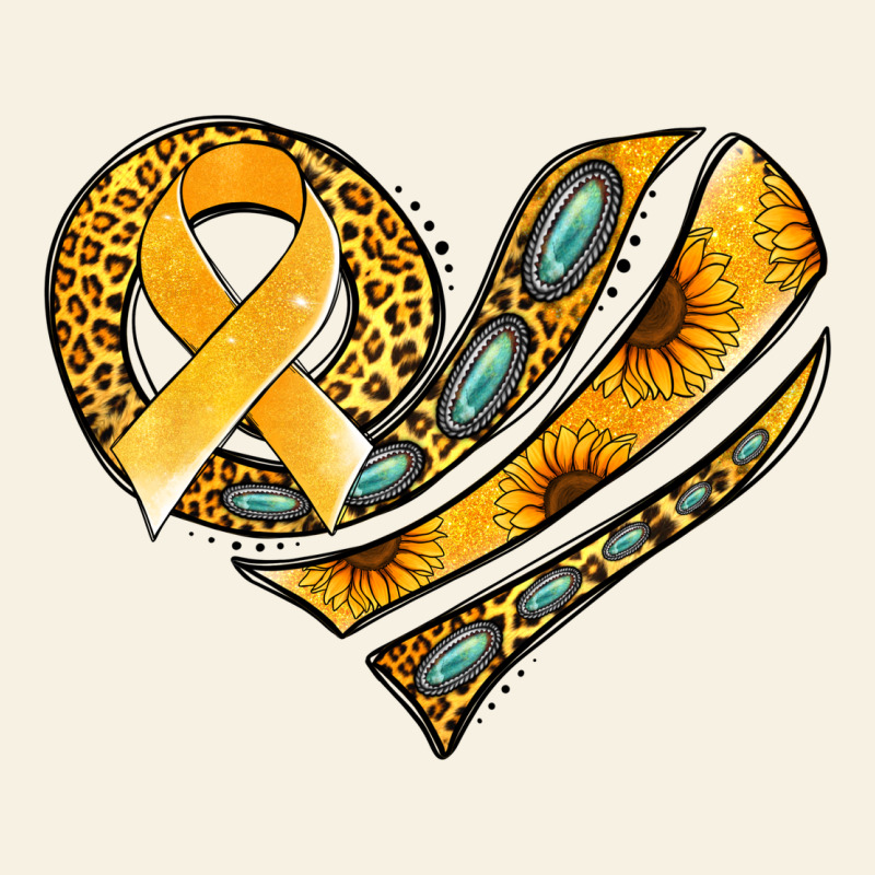 Childhood Cancer Awareness Heart Vintage Tee by Jasminsmagicworld | Teevron