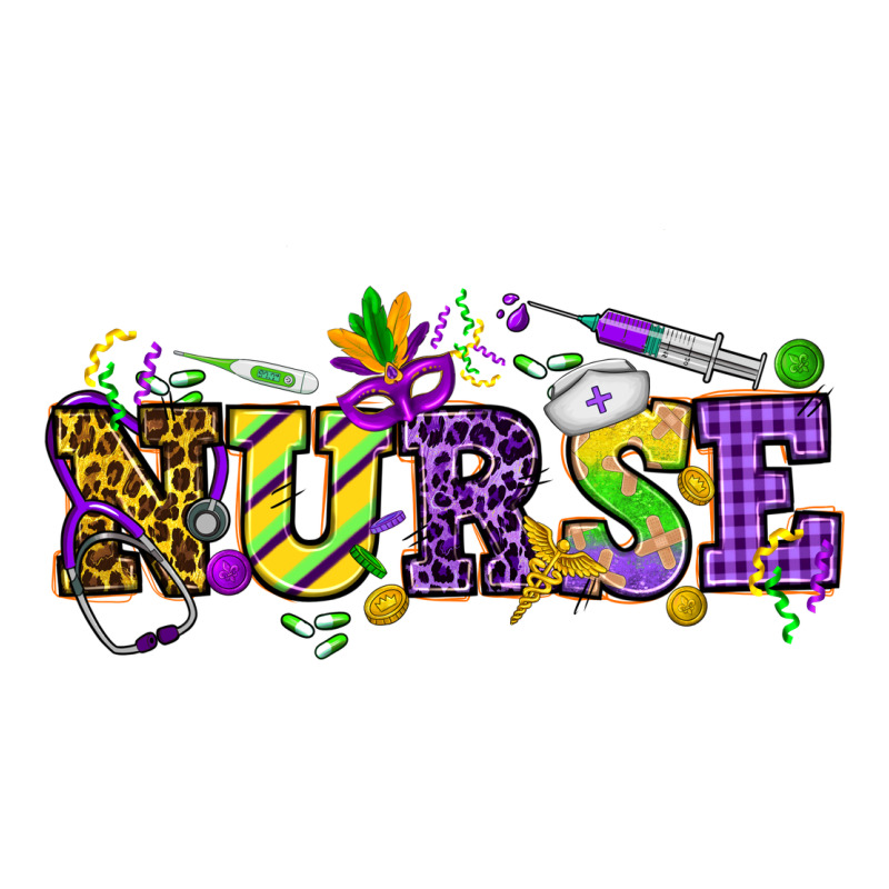 Mardi Gras Day Nurse Premium Tee by NancyCooperArtShop | Teevron