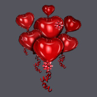 Heart Balloons Olivia Vintage Hoodie | Teevron
