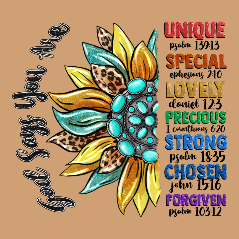 God Says You Are Unique Vintage Tee by CowGirlArtShop | Teevron
