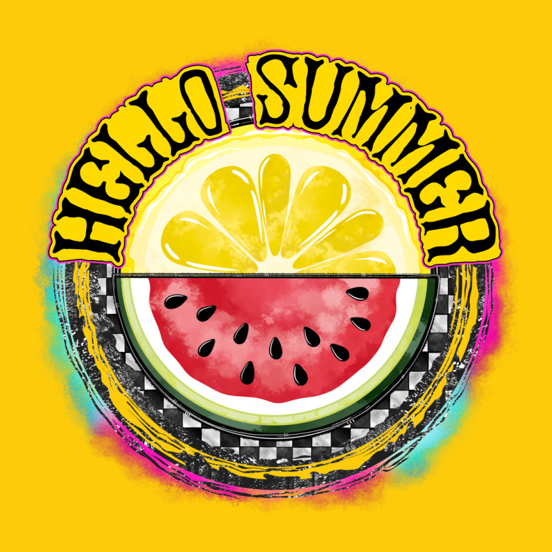 Hello Summer Premium Hoodie by CowhideDigitalArt | Teevron