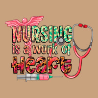 Nursing Is A Work Of Heart Vintage Tee | Teevron
