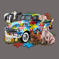 Autism Truck With Farm Animals Urban Heavy Tee | Teevron