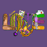 Love Nurse Mardi Gras Vintage Hoodie | Teevron