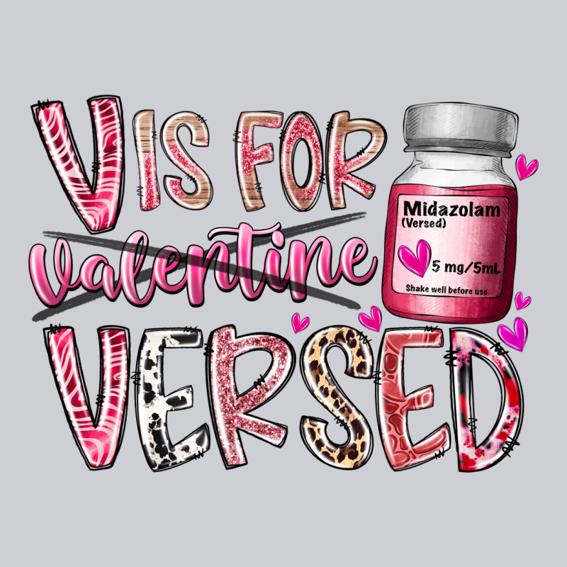 V Is For Valentine Versed Heavyweight Sweatshirt by RacoonDesign | Teevron