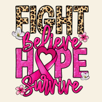 Fight Believe Hope Survive Cancer Awareness Vintage Tee | Teevron