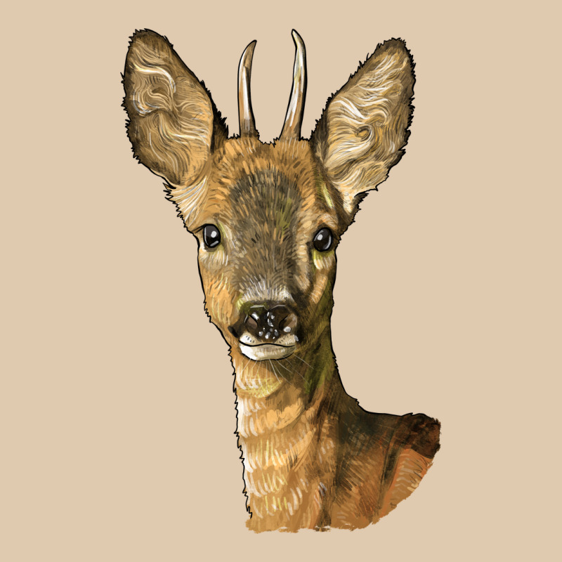 Red Brocket Deer Head Heavyweight Sweatshirt by LillyAllenDesigns | Teevron