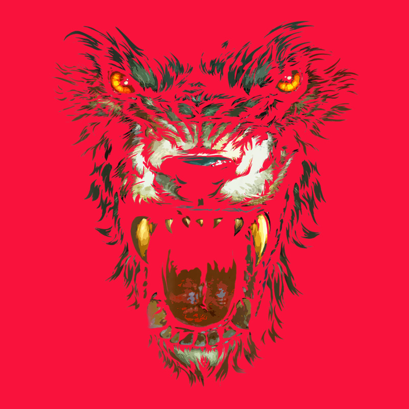 Werewolf Face Lycan Gothic Horror Occult Scary Halloween Classic Tee by longCreatives | Teevron
