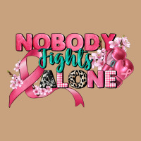 Nobody Fights Alone Cancer Awareness Vintage Tee | Teevron