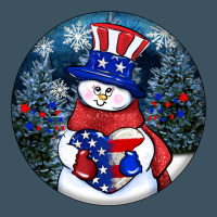 Patriotic Snowman Ornament 4th Of July Urban Heavy Tee | Teevron