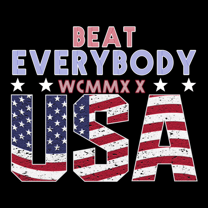 Usa Beat Everybody Heavy Core Tee by Bettercallsaul | Teevron
