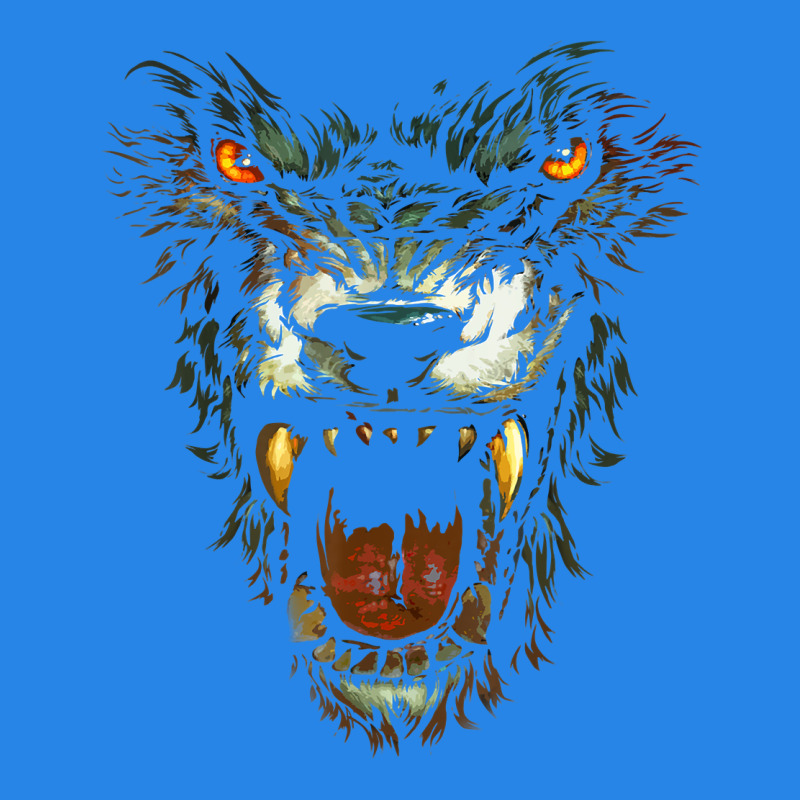 Werewolf Face Lycan Gothic Horror Occult Scary Halloween Premium Hoodie by longCreatives | Teevron