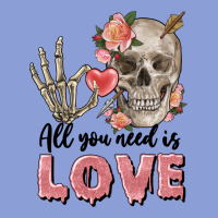 Skull All You Need Is Love Long Sleeve Tee | Teevron