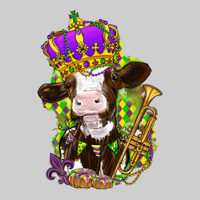 Mardi Gras Cow Premium Tee by NancyCooperArtShop | Teevron