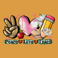 Peace Love Teach Urban Heavy Tee | Teevron