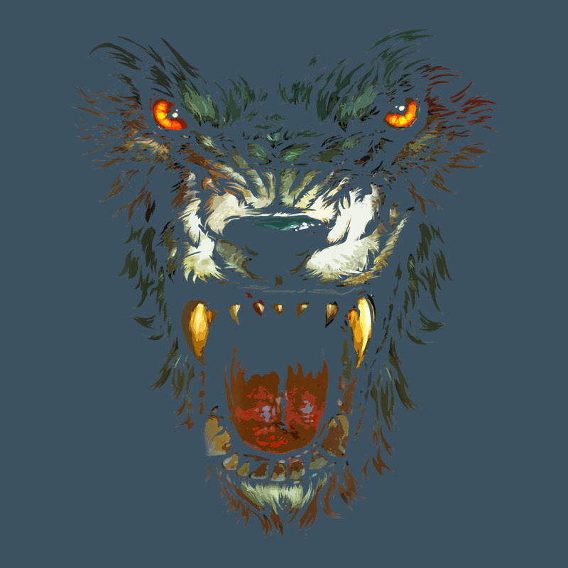 Werewolf Face Lycan Gothic Horror Occult Scary Halloween Urban Heavy Tee by longCreatives | Teevron