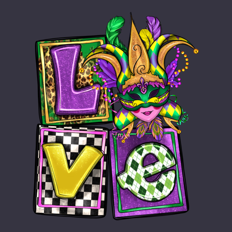 Love Mardi Gras Vintage Hoodie by OliviaCreatesArt | Teevron
