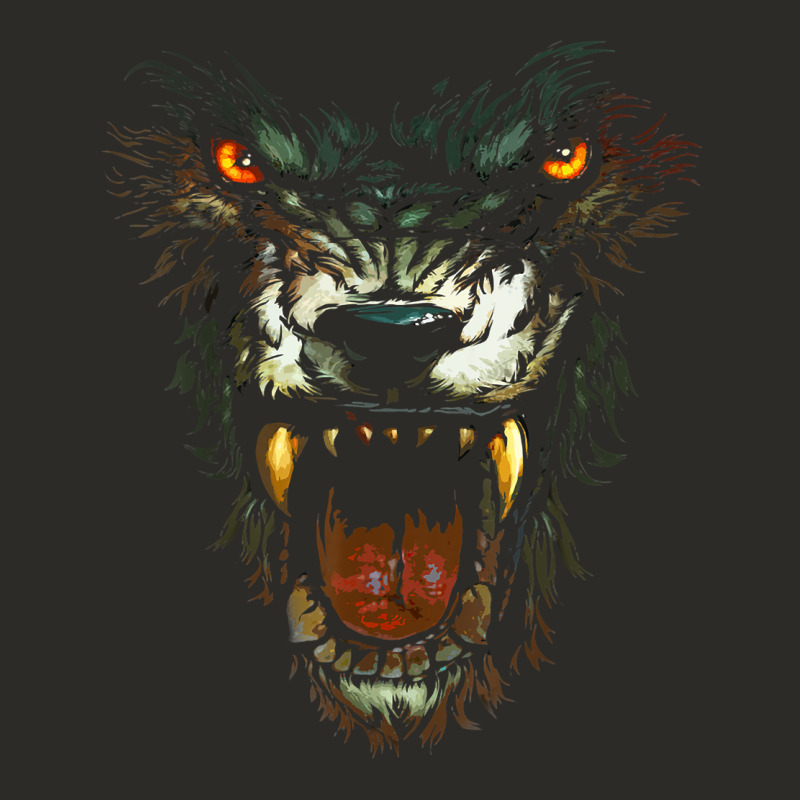 Werewolf Face Lycan Gothic Horror Occult Scary Halloween Heavy Core Tee by longCreatives | Teevron