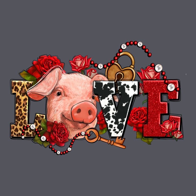 Love With Pig Olivia Vintage Hoodie by OliviaCreatesArt | Teevron