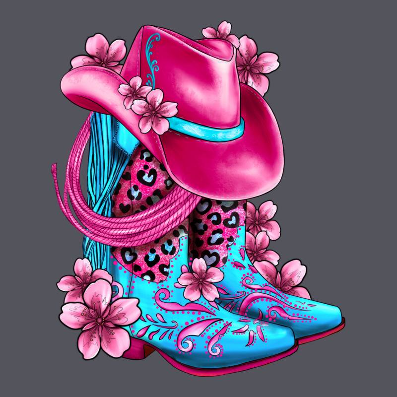 Valentine Cowboy Boots And Hat Olivia Vintage Hoodie by OliviaCreatesArt | Teevron