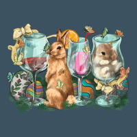 Easter Day Wine Glasses Bunny Urban Heavy Tee | Teevron