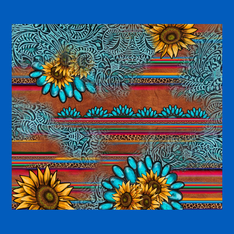 Sunflower Gemstone Serape Tumbler Urban Hoodie by AdoDesignShop | Teevron