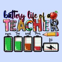 Battery Life Of Teacher Urban Heavy Tee | Teevron