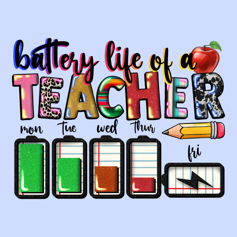 Battery Life Of Teacher Urban Heavy Tee by CowGirlArtShop | Teevron