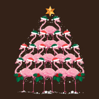 Christmas Tree Flamingo Heavy Core Tee | Teevron