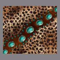 Leopard Gemstone Leather Heavyweight Hoodie | Teevron
